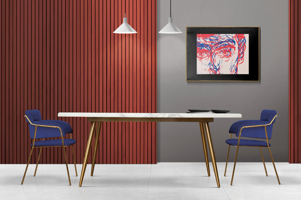 Corporate meeting room with glass walls